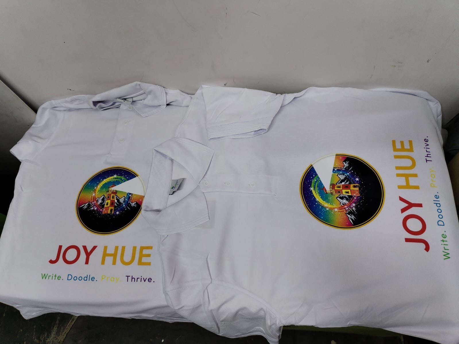 Joy Hue Creative: 'Write. Doodle. Pray. Thrive.' Lifestyle Merch Suite